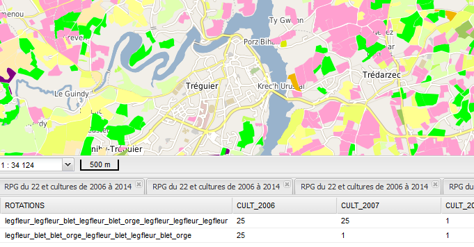 Publication du RPG 2014 sur la Bretagne intégrant les rotations culturales de 2006 à 2014