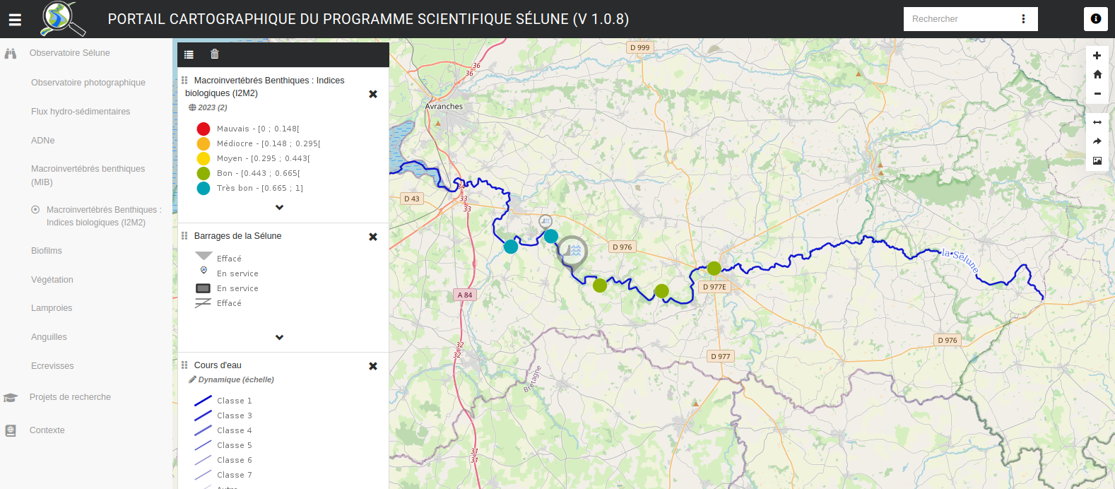 Portail cartographique Sélune